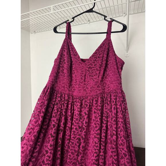 Torrid Midi Crochet Lace Sweetheart Dress Size 1 NWOT - Picture 6 of 9